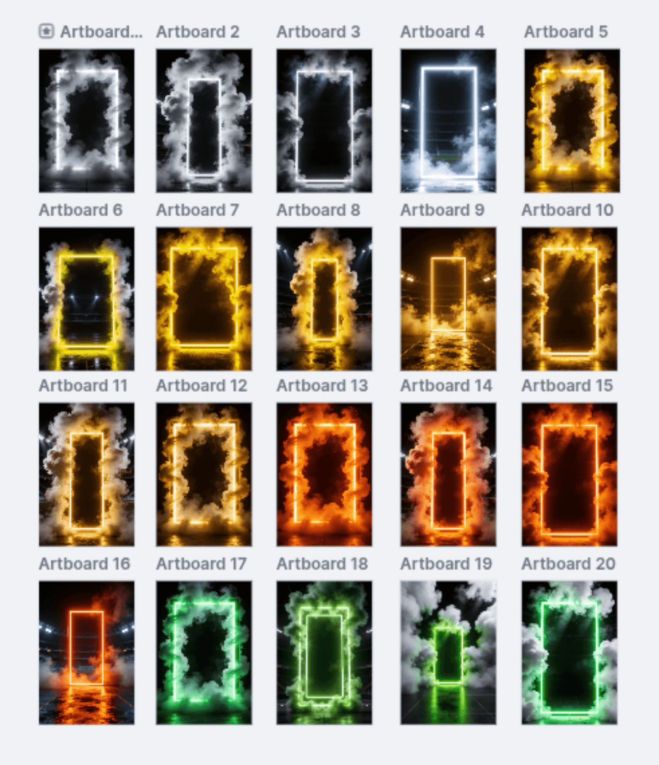 55 Light & Fogs Sport Backdrops | Sports Photography Backgrounds | Basketball, Football, Soccer, Cheer & Athlete Portraits - Thumbnail 10