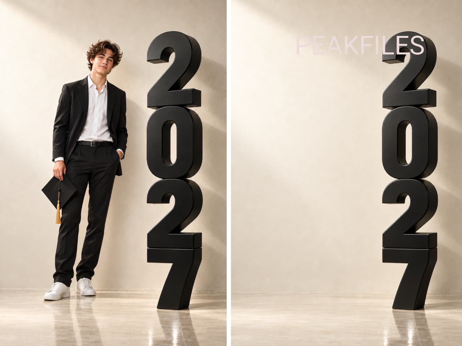 2027 Digital Backdrop Bundle: 40 Portrait Backgrounds for Graduation & Celebrations - Thumbnail 2