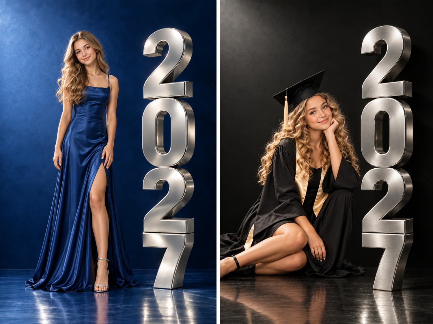 2027 Digital Backdrop Bundle: 40 Portrait Backgrounds for Graduation & Celebrations - Thumbnail 4