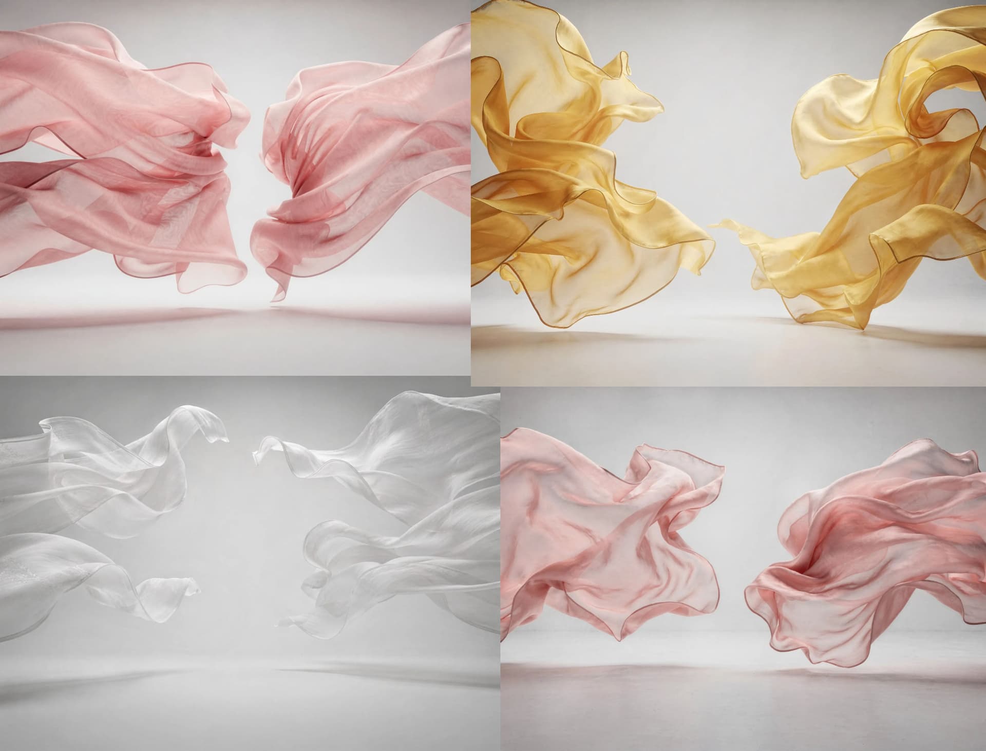 25 Colored Draped Fabric Digital Backdrops, Maternity Photography Backgrounds, Flowing Cloth Backdrop Bundle, Studio Props JPG - Thumbnail 2