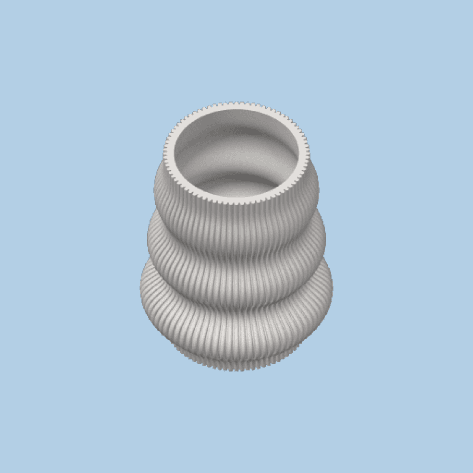 Modern Vase STL File – 3D Printable Design with Commercial License - Thumbnail 4