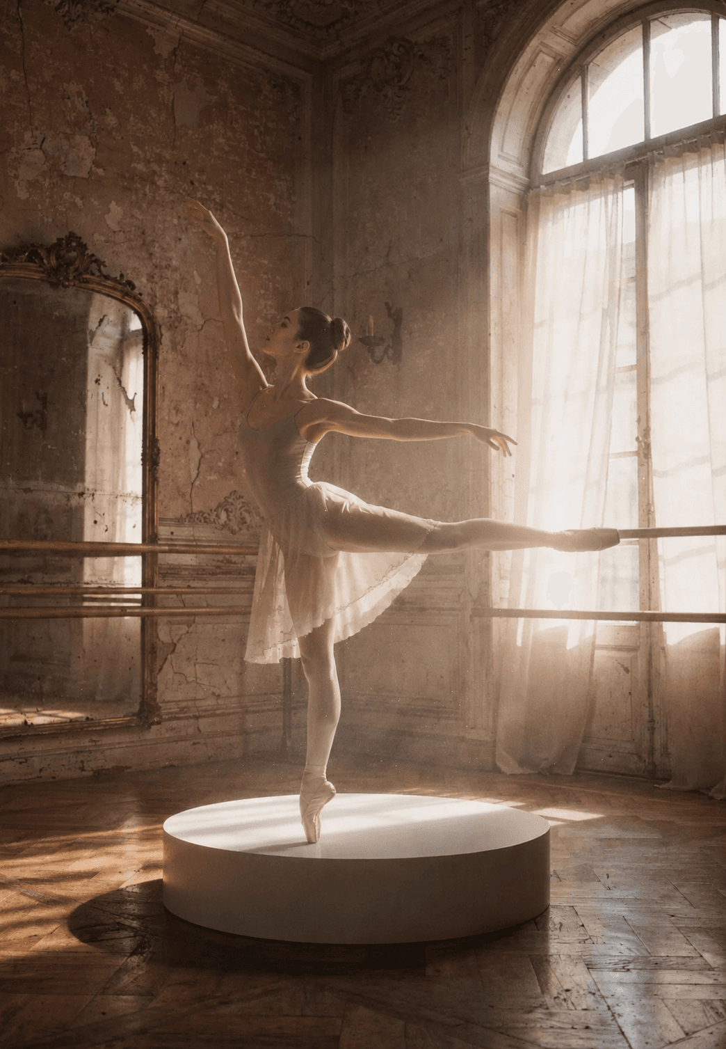 Ballet Digital Backdrop Bundle – 15 Backgrounds, Round Podium, Low Angle Studio, Ballerina Photoshop Overlay, 5 Styles Set - Thumbnail 3