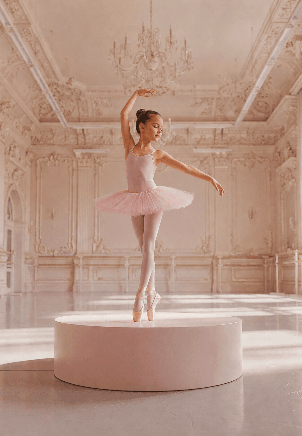 Ballet Digital Backdrop Bundle – 15 Backgrounds, Round Podium, Low Angle Studio, Ballerina Photoshop Overlay, 5 Styles Set - Thumbnail 4