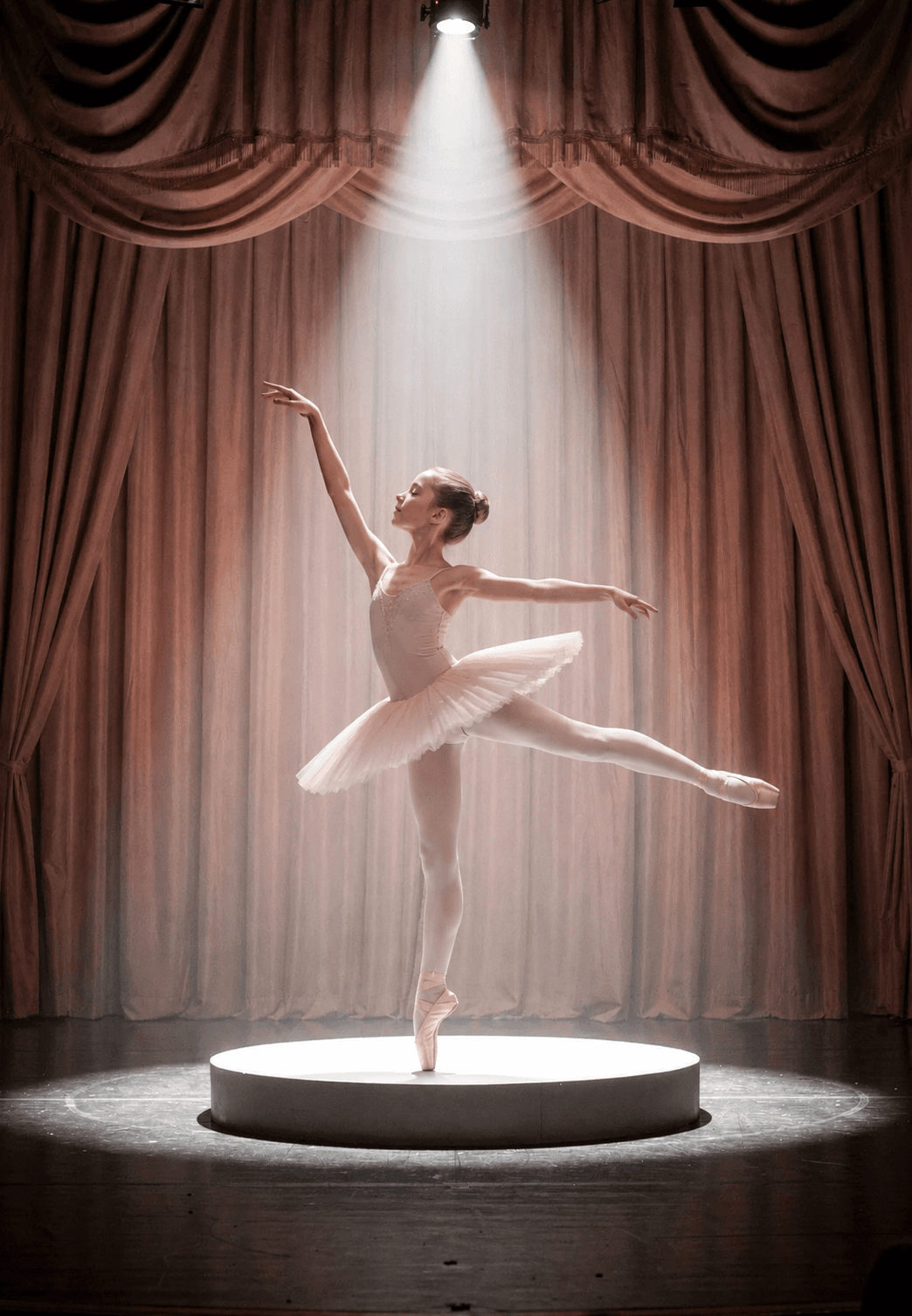 Ballet Digital Backdrop Bundle – 15 Backgrounds, Round Podium, Low Angle Studio, Ballerina Photoshop Overlay, 5 Styles Set - Thumbnail 5