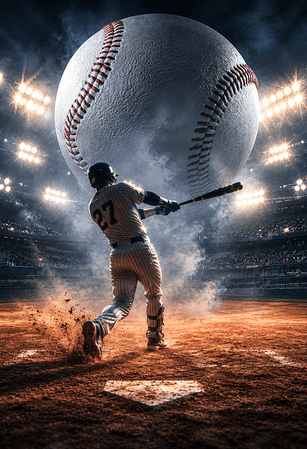 35 Baseball Light Digital Backdrops PNG JPG, Sports Photography Backgrounds, Editable Baseball Photoshop Templates, Sports Photo Backgrounds - Thumbnail 7