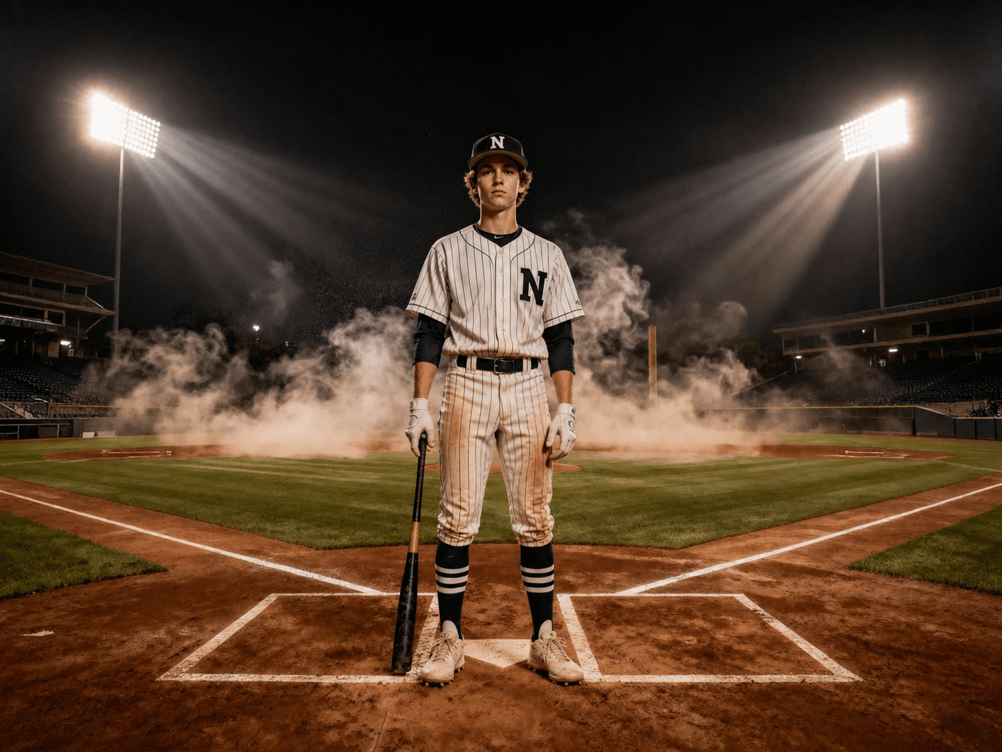 50 Baseball Digital Backdrops – Baseball Stadium Backgrounds, Stormy Skies, Night Games, JPG Files - Thumbnail 5