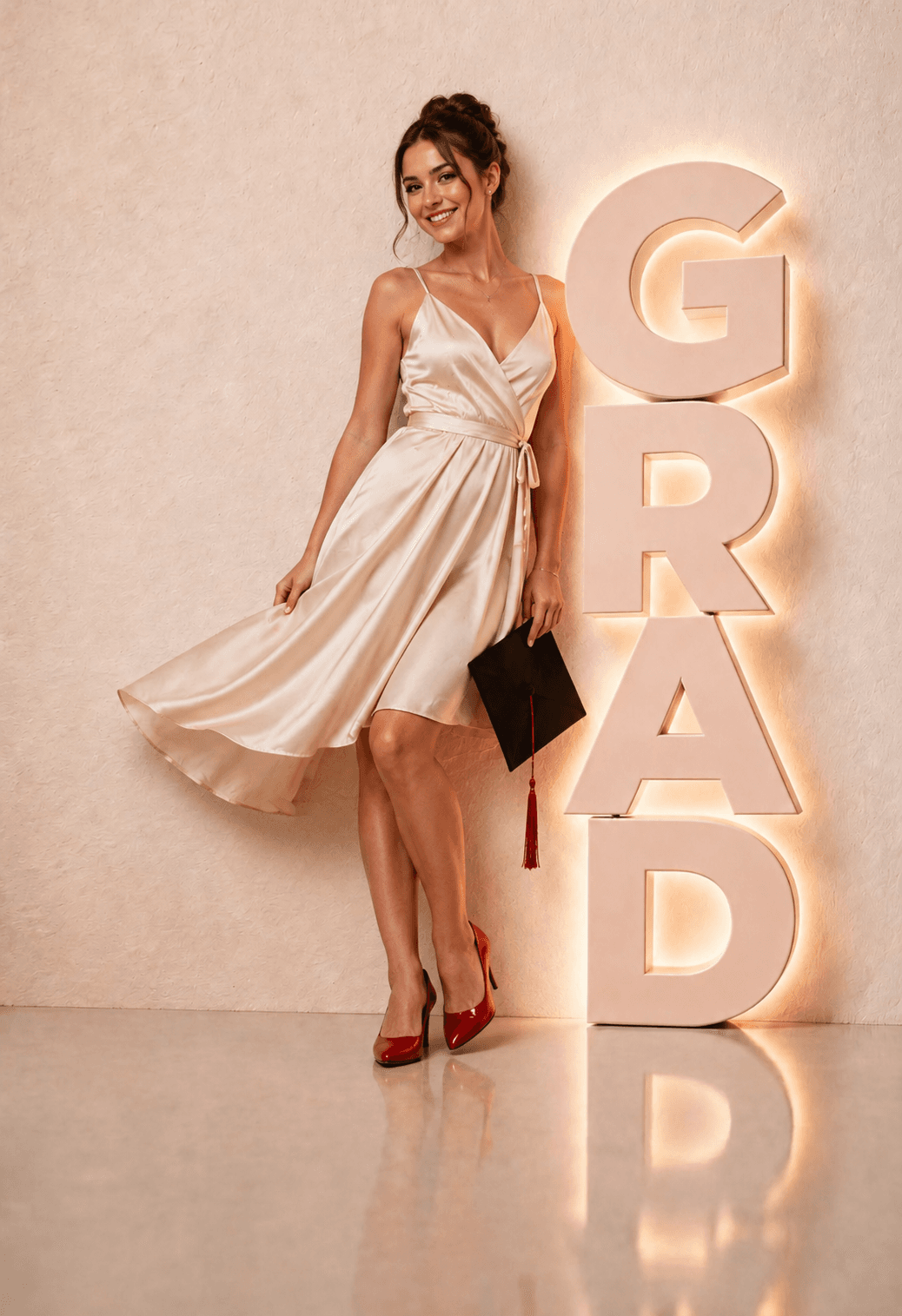 Graduation Digital Backdrop Set | 2026 Senior Photo Backgrounds with 3D GRAD Letters, 15 JPGs - Thumbnail 3