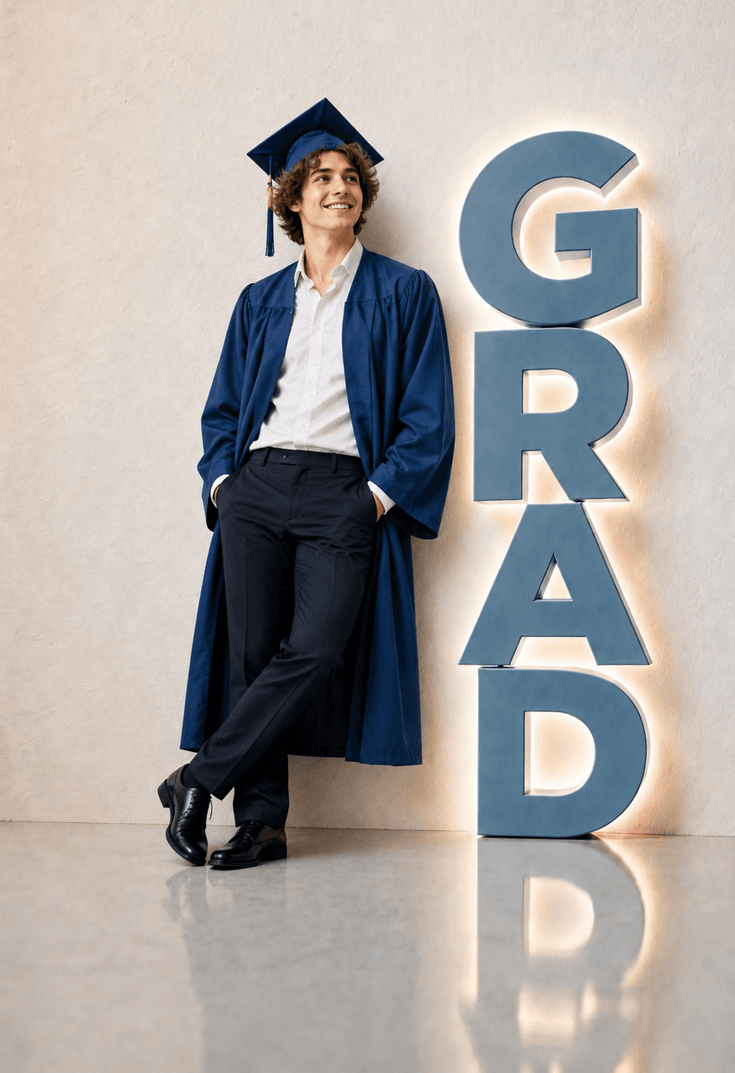 Graduation Digital Backdrop Set | 2026 Senior Photo Backgrounds with 3D GRAD Letters, 15 JPGs - Thumbnail 4