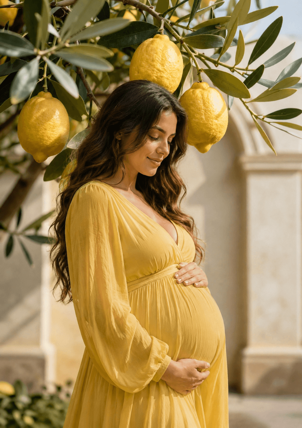 Italian Summer Baby Shower Backdrop Bundle, 40 Lemon & Olive Digital Backgrounds, Mediterranean Maternity Portrait Backdrops, JPG Download - Thumbnail 3