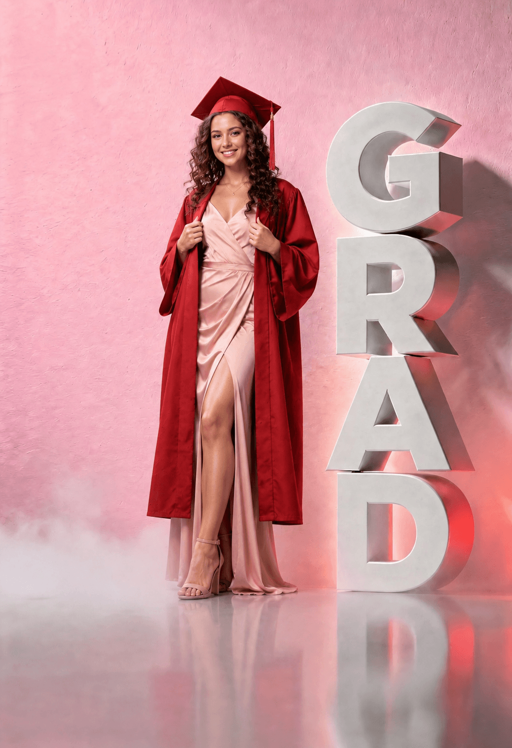 Graduation Digital Backdrop Set | 2026 Senior Photo Backgrounds with 3D GRAD Letters, 30 JPGs - Thumbnail 7