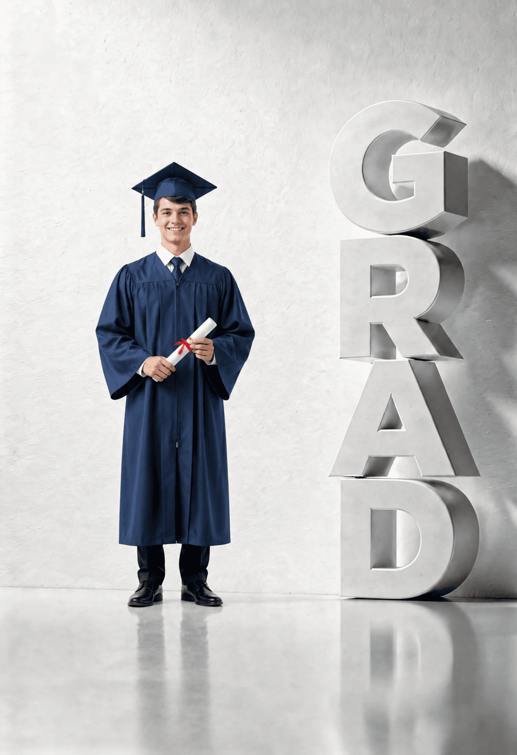 Graduation Digital Backdrop Set | 2026 Senior Photo Backgrounds with 3D GRAD Letters, 30 JPGs - Thumbnail 9