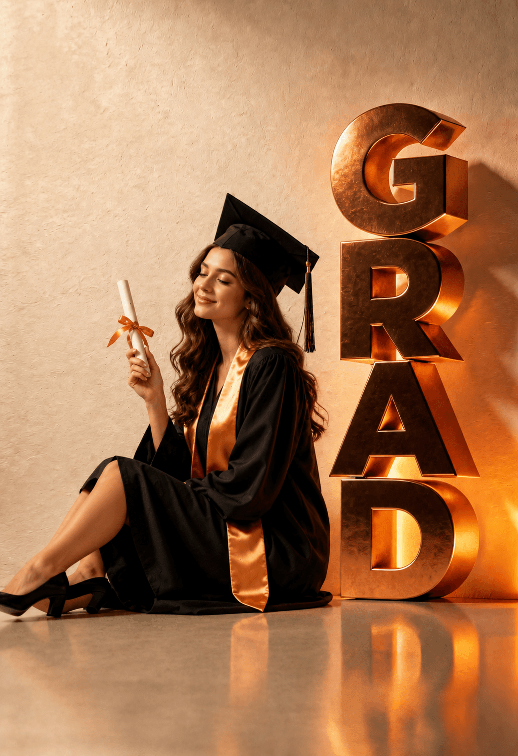 Graduation Digital Backdrop Set | 2026 Senior Photo Backgrounds with 3D GRAD Letters, 30 JPGs - Thumbnail 10