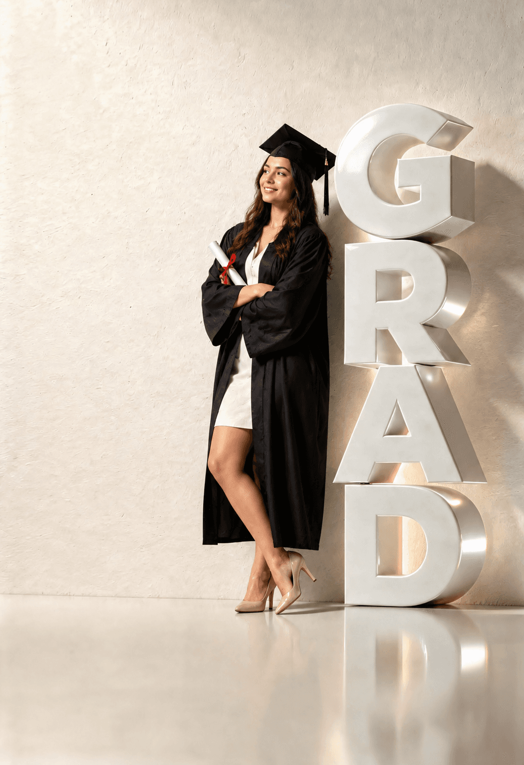 Graduation Digital Backdrop Set | 2026 Senior Photo Backgrounds with 3D GRAD Letters, 30 JPGs - Thumbnail 11