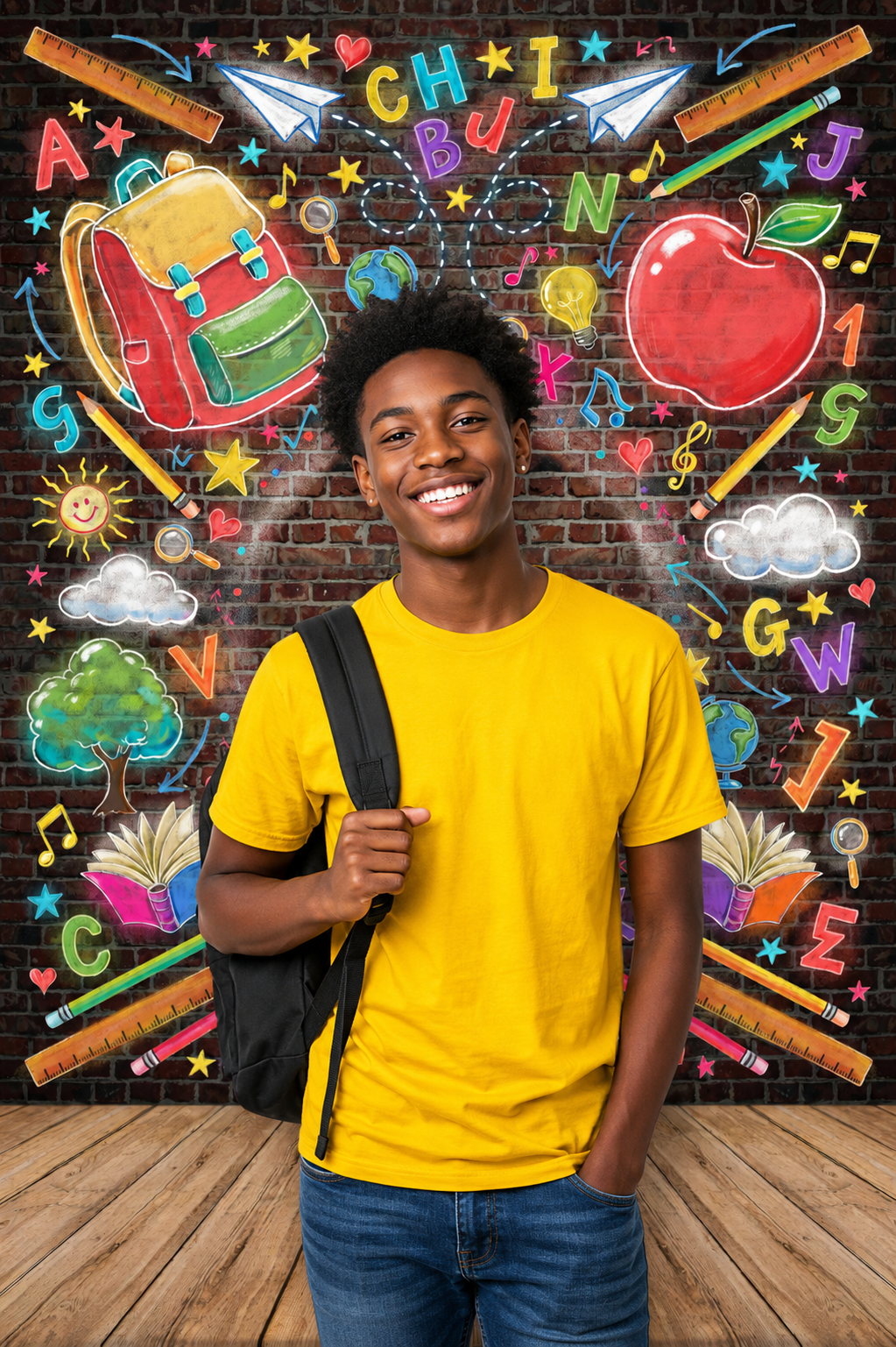 30 Back to School Digital Backdrops Bundle | School & Preschool Portrait Backgrounds | Classroom Photography | Photo Composites - Thumbnail 3
