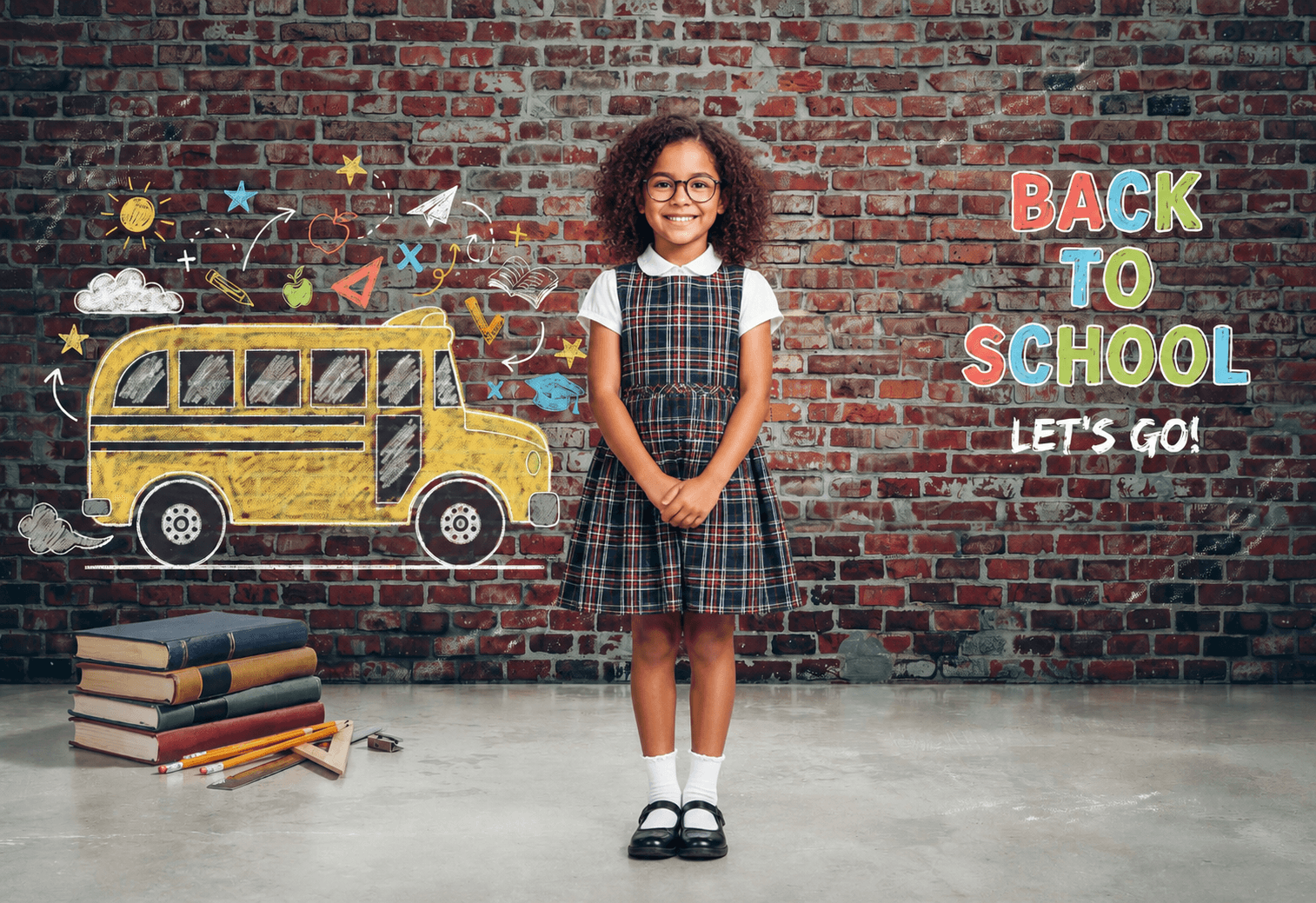 30 Back to School Digital Backdrops Bundle | School & Preschool Portrait Backgrounds | Classroom Photography | Photo Composites - Thumbnail 5
