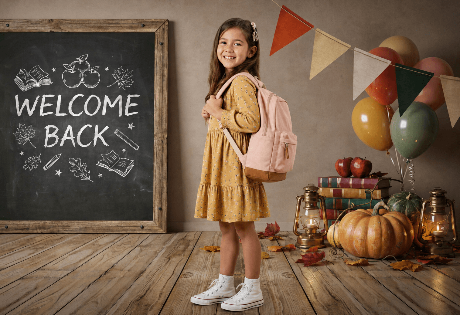 30 Back to School Digital Backdrops Bundle | School & Preschool Portrait Backgrounds | Classroom Photography | Photo Composites - Thumbnail 8