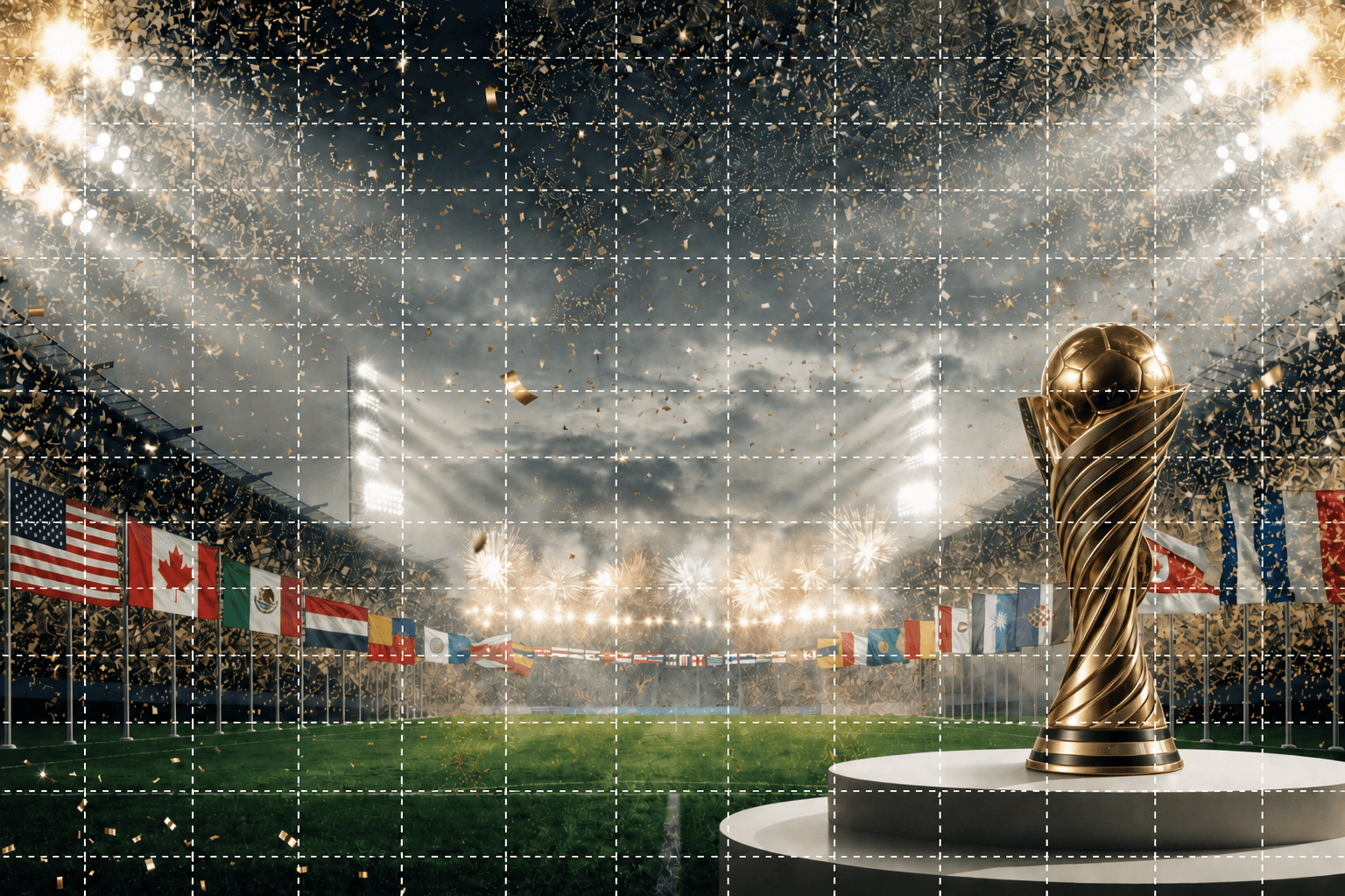 Soccer Championship Digital Backdrop | International Football Stadium Background | Sports Portrait Composite Template - Thumbnail 4