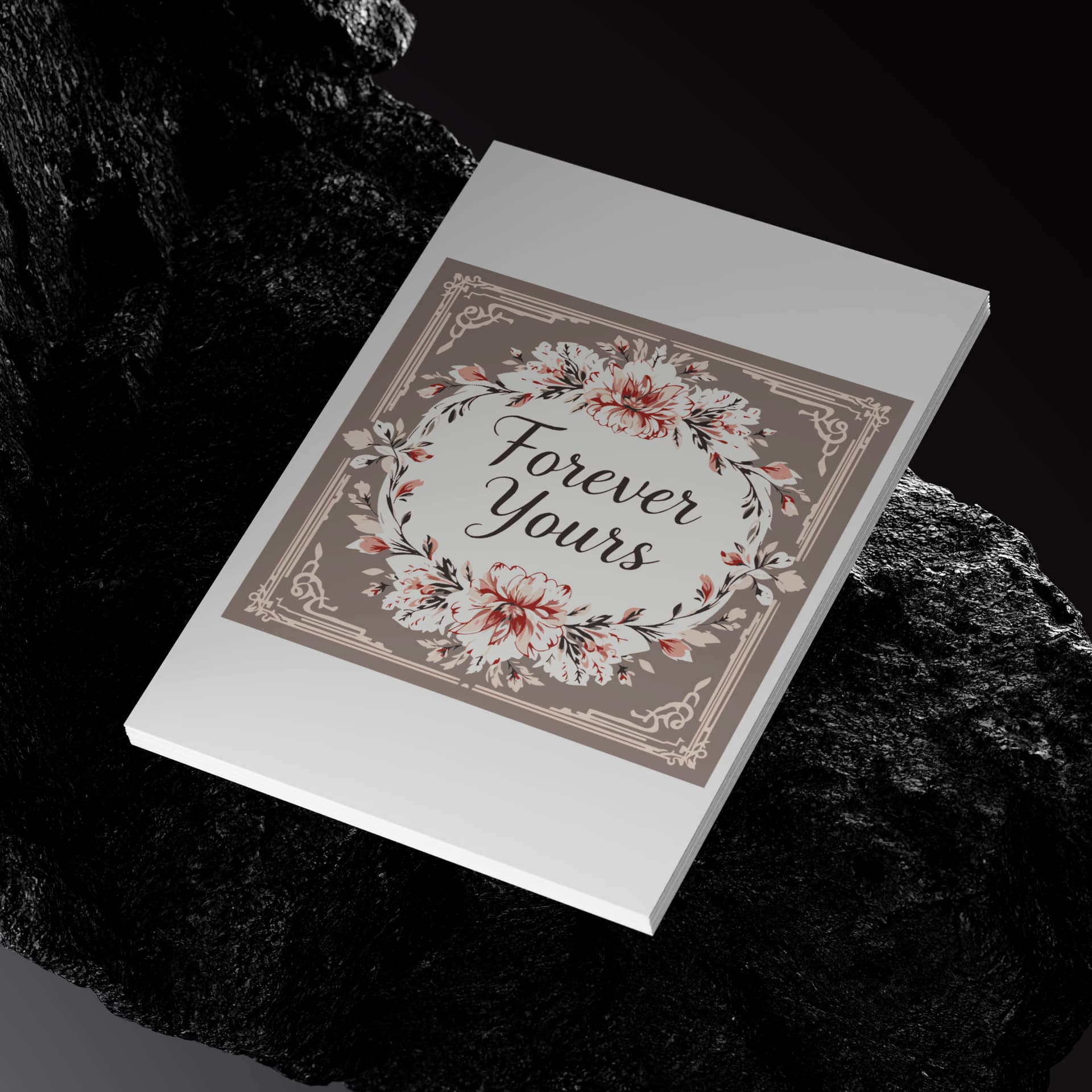 Vintage Valentine SVG Set | 7 Romantic Scrapbook Pocket Inserts - Thumbnail 2