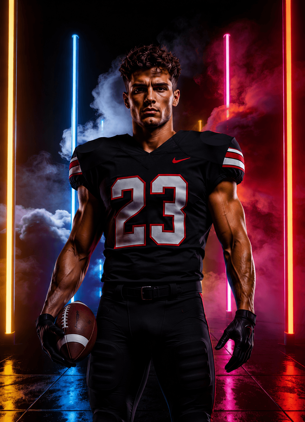 50 Neon Sports Digital Backdrops Bundle | Senior Athlete Portrait Backgrounds | Football Basketball Baseball Sports Backdrops - Thumbnail 7